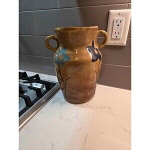 Studio pottery peice vase very heavy!